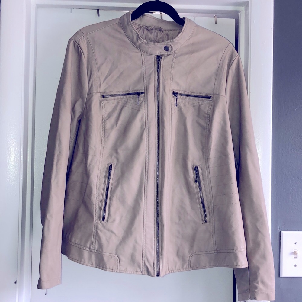 Tan Moto Jacket